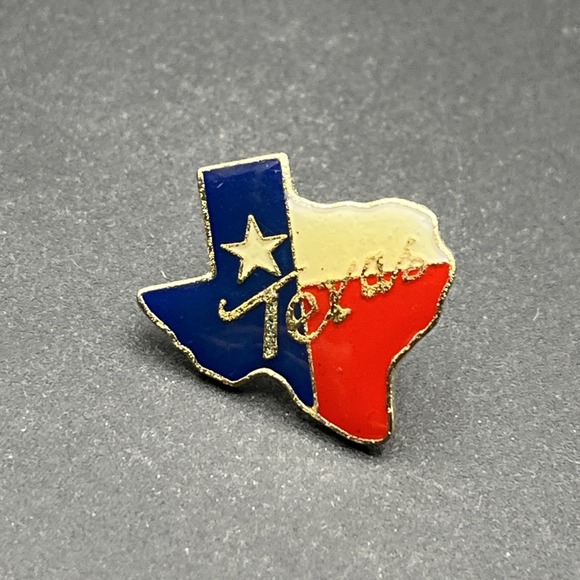 Other - State Flag Texas State Outline Lapel Hat Pin
